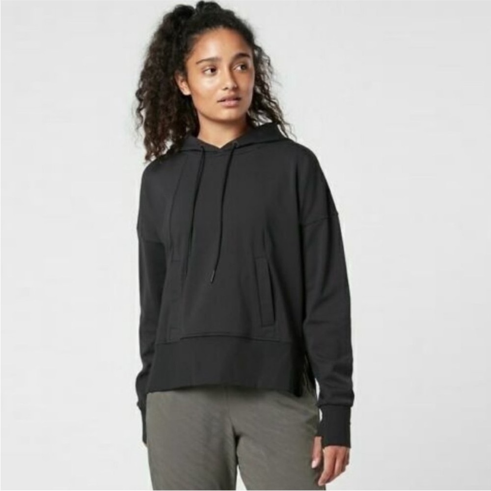 Athleta Mission Hoodie size Large Black